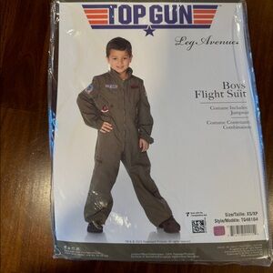 Kids 3-4yo toddler top gun costume